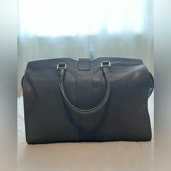 Yves Saint Laurent YSL Cabas Hand Bag Leather Authentic - Picture 4 of 14